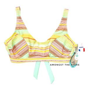 prAna Abella Amber Pontoon Swim Bikini Top 34D